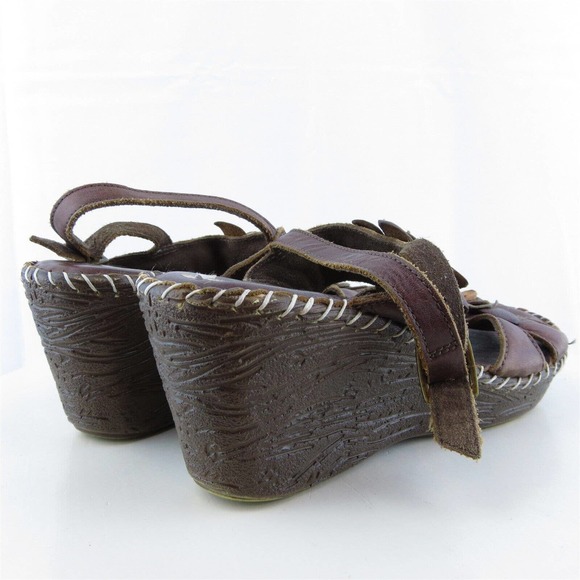 Heavenly Feet Women‎ Gladiator Shoes Brown Leather Buckle Size 8 Medium (B, M) - Picture 6 of 11